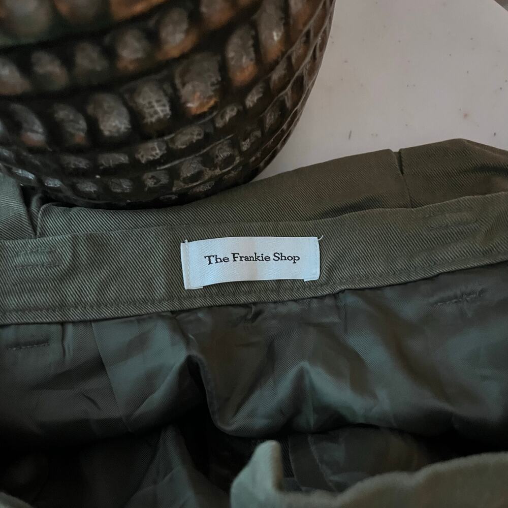 The Frankie Shop Audrey Pleated Pocket Cargo Utility Skirt Medium Cotton Mini - Picture 5 of 6
